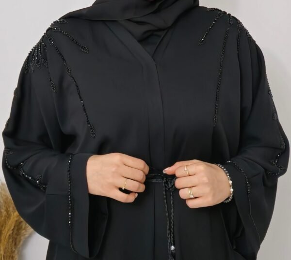 ⁦عباية زوم سوداء⁩ - الصورة ⁦3⁩